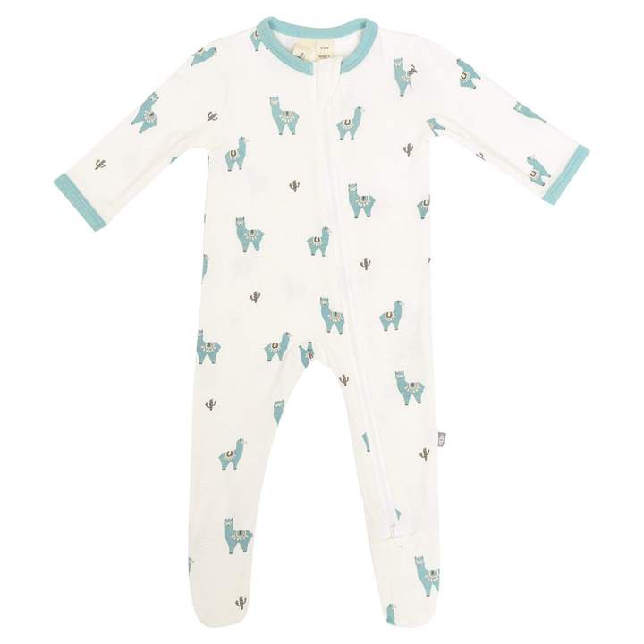 Kyte BABY Zippered Footie in Alpaca Print