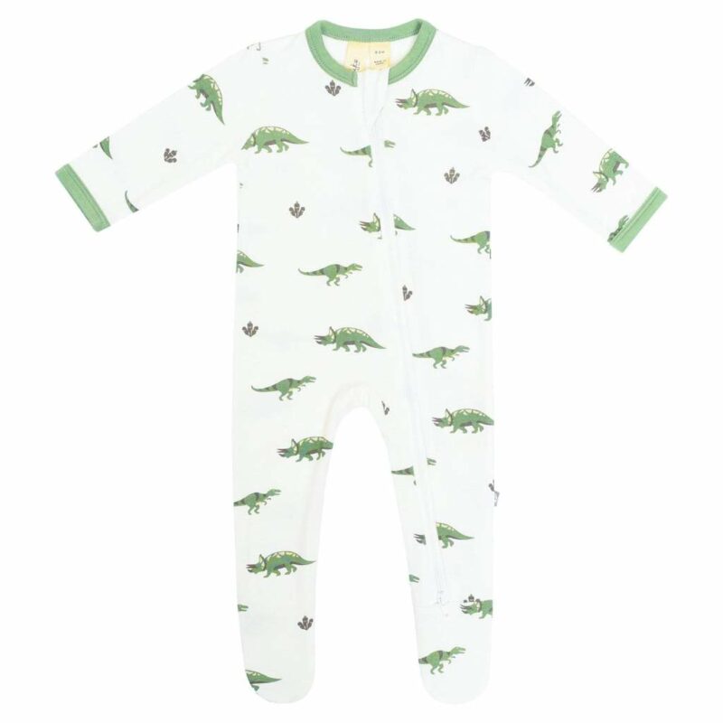 Kyte Baby Zippered Footie in Dino