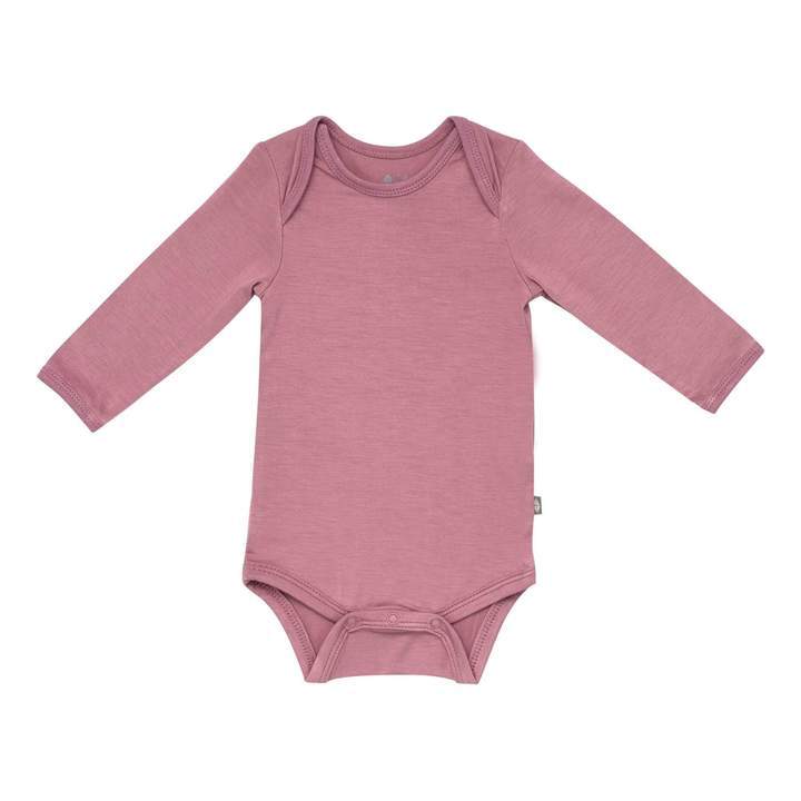 Kyte BABY Long Sleeve Bodysuit in Mulberry