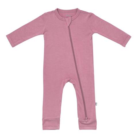 Kyte BABY Zippered Romper in Mulberry