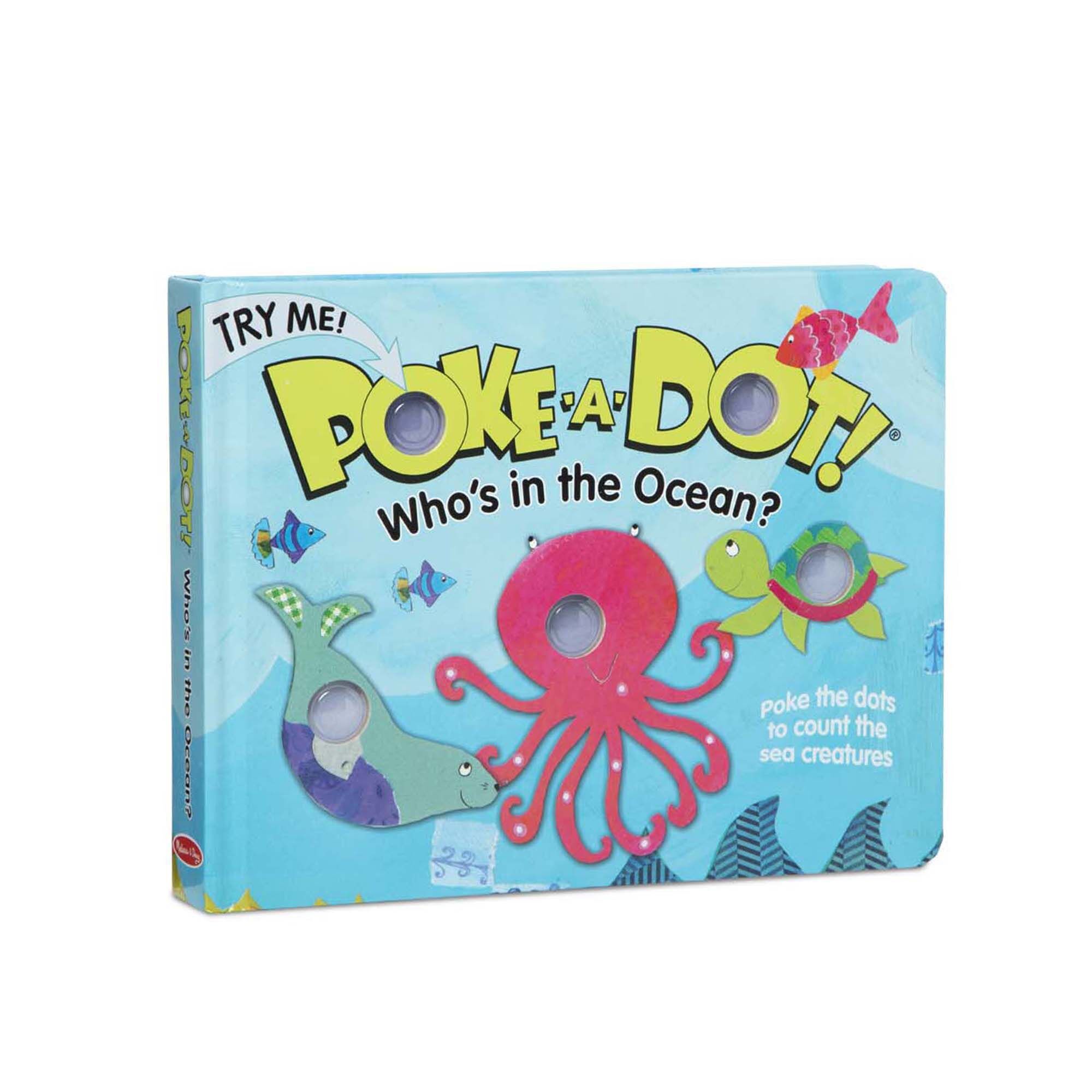Melissa & Doug Poke-A-Dot: Who's in the Ocean Book