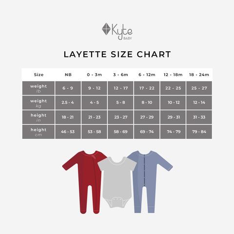 Kyte Baby Bamboo Zippered Footie Sleeper in Buzz