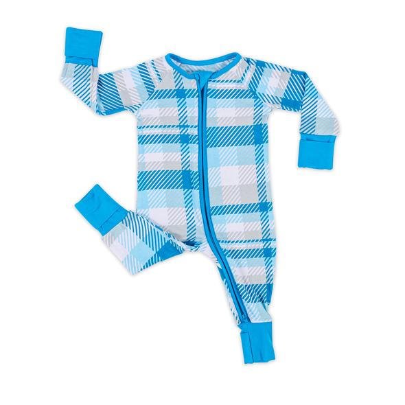 Blueberry Plaid Little Sleepies Sleeper sizes Newborn - 3T