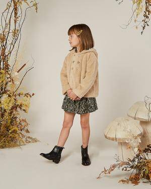 Fall Oat Colored Shearing Coat