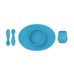 First Foods Set by ezpz in Blue
