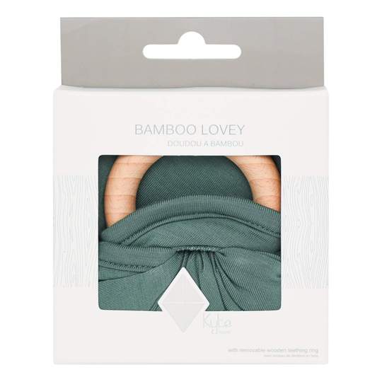 Kyte BABY Pine Lovey with Removable Wooden Teething Ring