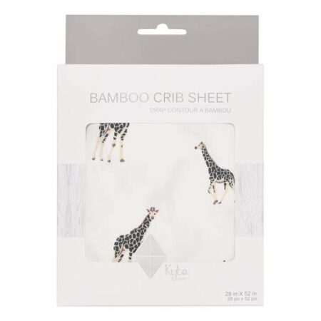 Kyte Baby Crib Sheet in Giraffe