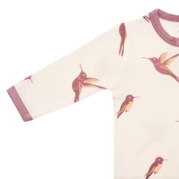 Kyte BABY Zippered Romper in Hummingbird