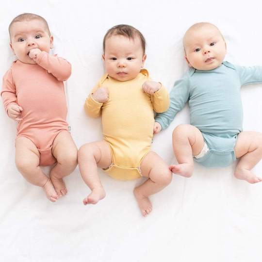 Kyte Baby Long Sleeve Bodysuit in Terracotta