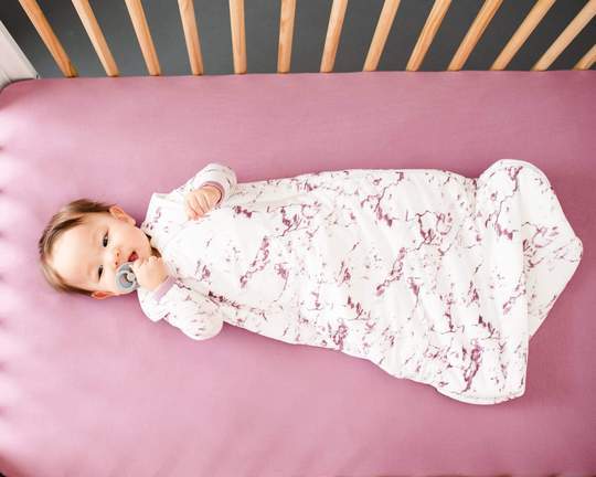 Baby Sleep Bag Pink Marble Print Limited Edition