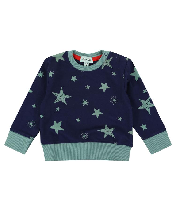 Star Print Sweatshirt and Joggers Set by Lilly + Sid- FINAL SALE
