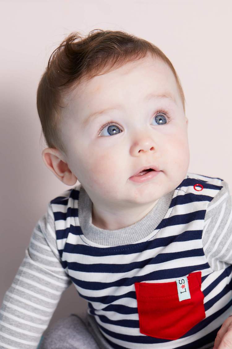 Stripe Top with Flannel Trouser by Lilly + Sid- FINAL SALE