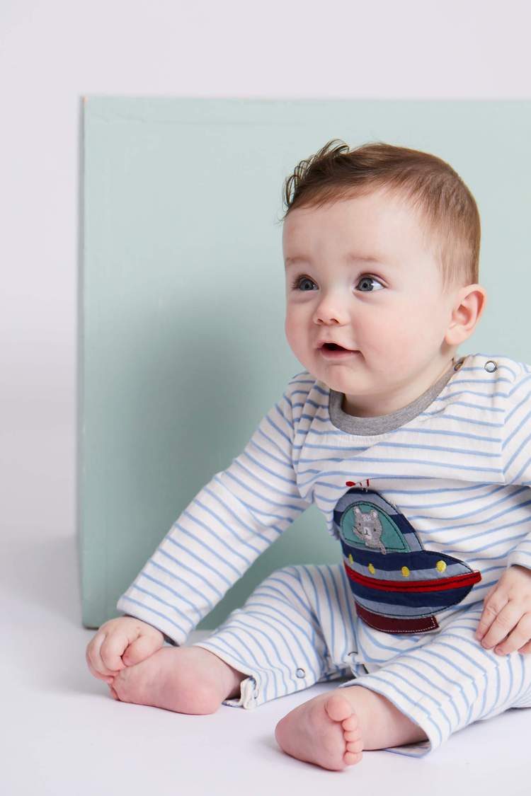 UFO Applique Playsuit by Lilly + Sid - FINAL SALE