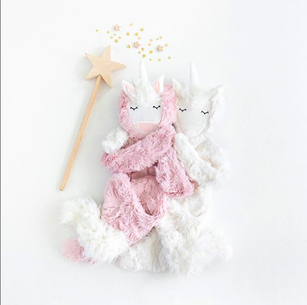 Slumberkins Rose Unicorn Snuggler Lovey and Book Bundle