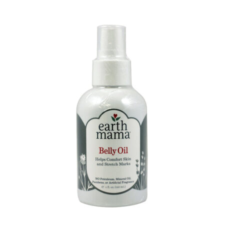 Earth Mama Belly Oil for Moisturizing and Stretch Mark Management During Pregnancy