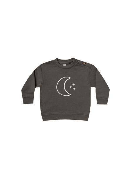 Quincy Mae Coal Fleece Basic Sweatshirt