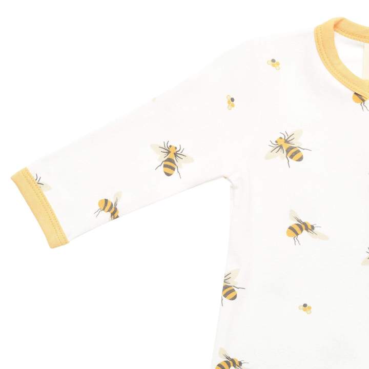 Kyte Baby Printed Zippered Footie in Buzz