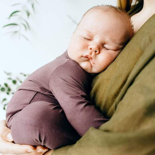 Kyte BABY Zippered Footie in Cocoa