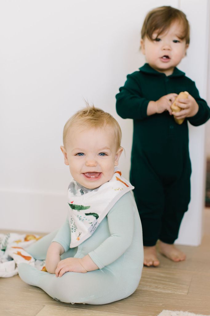 Loulou Lollipop Safari Jungle Bandana Bib Set
