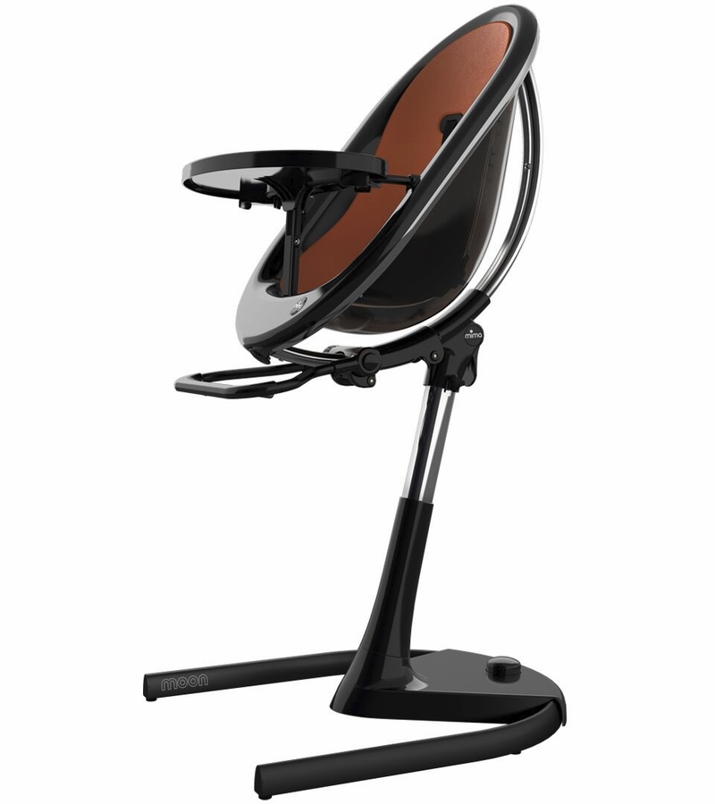 Mima Moon 2G Black High Chair Black / Camel H103C-BL-CM