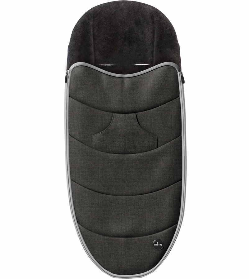 Mima ZIGI Matching Footmuff Charcoal S301201-06BB