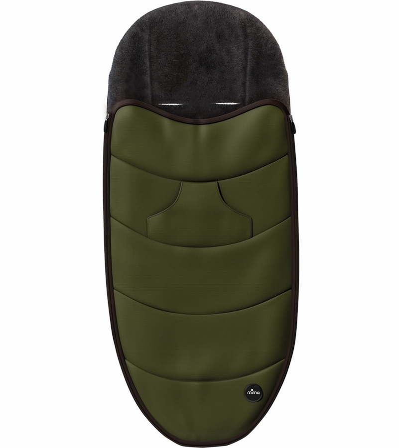 Mima ZIGI Matching Footmuff Olive Green S301401-06BB