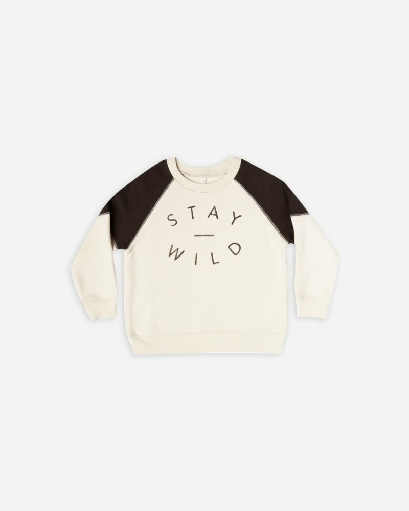 Rylee + Cru Stay Wild Raglan Sweatshirt