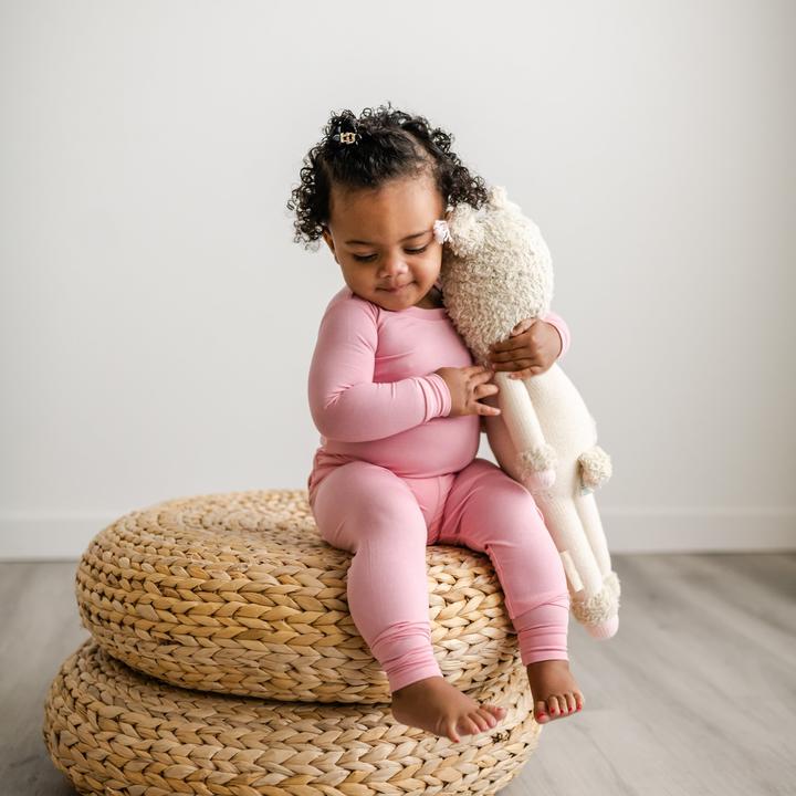 Little Sleepies Toddler Pajamas in Bubblegum Pink