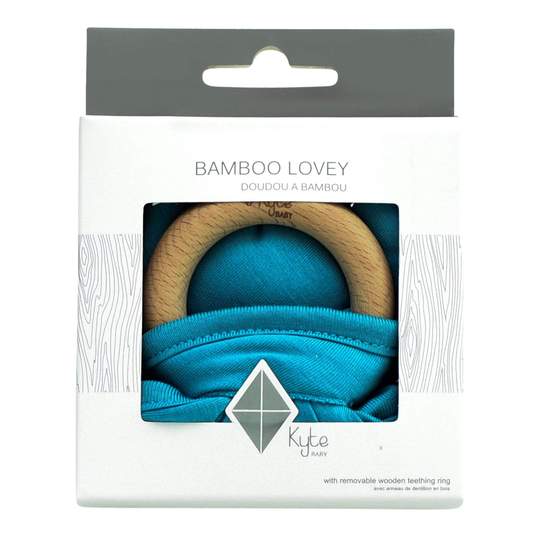 Lagoon Baby Teether and Lovey with Removable Ring for Babies