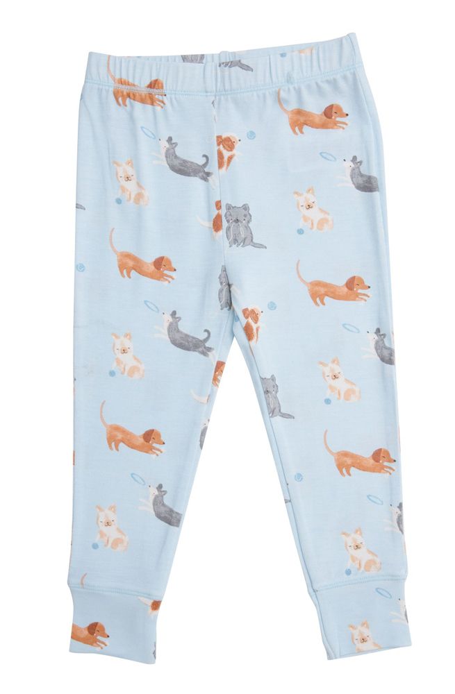 Puppy Print Toddler Pajama Set Short-Sleeve and Pants by Angel Dear