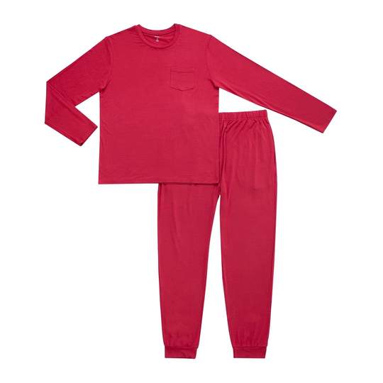 Kyte BABY Men's Joggers in Ruby