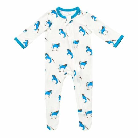 Kyte BABY Zippered Footie in Horse