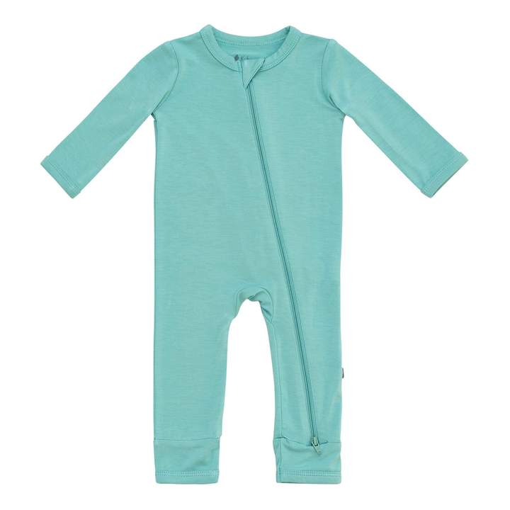 Kyte BABY Zippered Romper in Jade