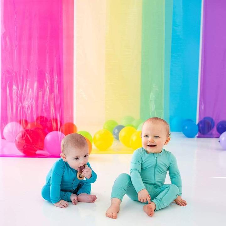 Kyte BABY Zippered Romper in Jade