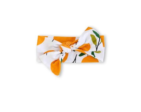 Little Sleepies Clementines Bow Headband