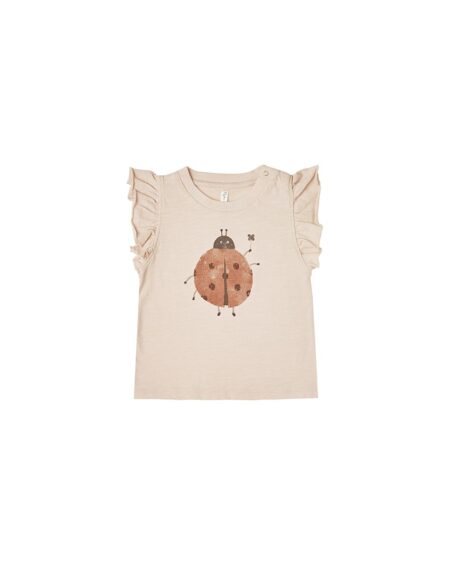 Rylee + Cru Ladybug Ruffle Tank