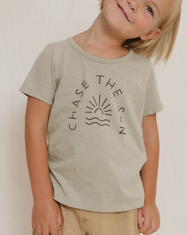 Rylee + Cru Chase the Sun Tee in Sage