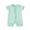 Little Sleepies Aquamarine Short Bamboo Viscose Zippy