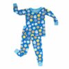 Little Sleepies Blue Cookies & Milk Bamboo Viscose Two-Piece Pajama Set