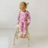 Little Sleepies Pink Cookies & Milk Bamboo Viscose Two-Piece Pajama Set