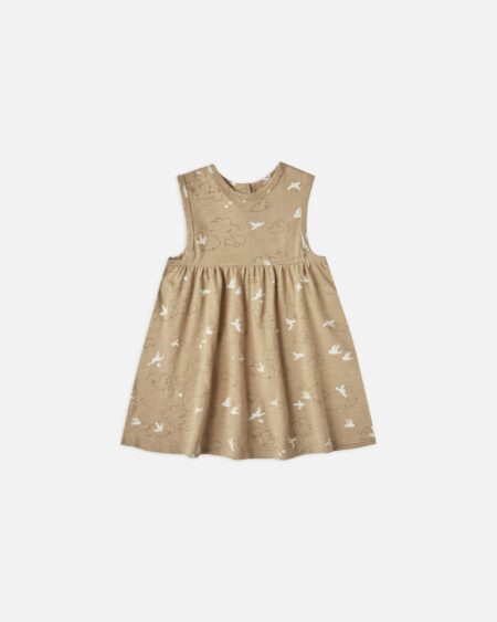 Rylee + Cru Clouds Layla Dress in Almond