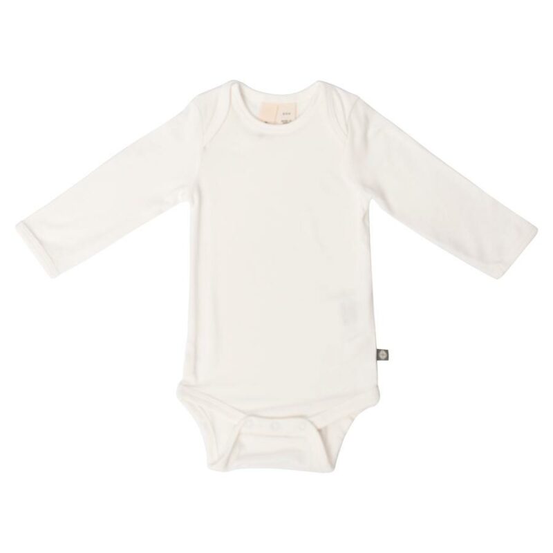 Kyte BABY Long Sleeve Bodysuit in Cloud