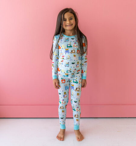 Little Sleepies Foods Trucks Bamboo Viscose Two-Piece Pajama Set