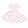 Kyte BABY Twirl Dress in Flamingo