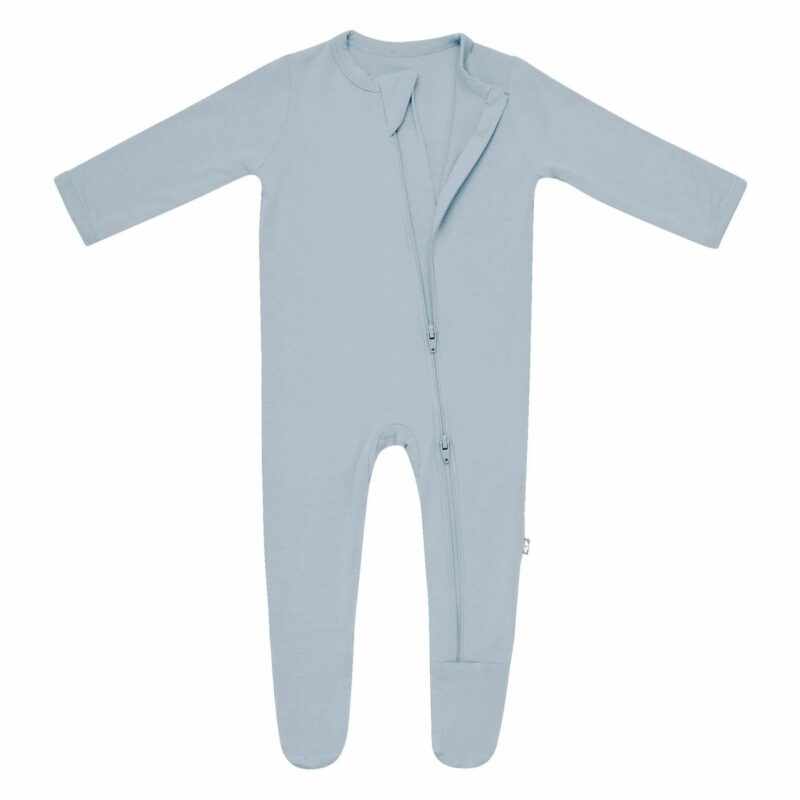 Kyte BABY Zippered Footie in Fog