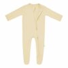 Kyte BABY Zippered Footie in Wheat