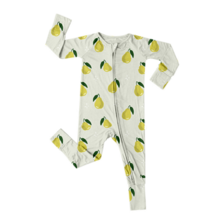 Mini Babe Pears Bamboo Viscose Convertible Romper