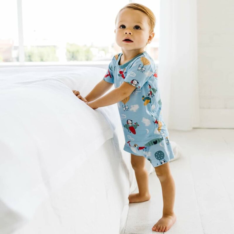 Little Sleepies Sienna's Unicorns Short Sleeve & Shorts Bamboo Viscose Pajamas