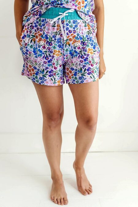 Little Sleepies Sweet Pea Floral Women's Bamboo Pajama Shorts