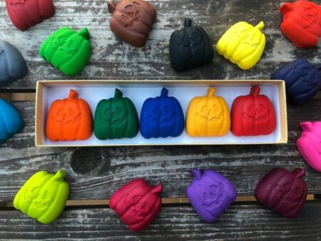 KagesKrayons Halloween Pumpkin Crayons Box